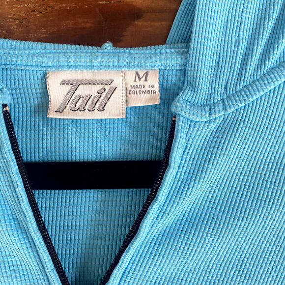 Tail active zip up hoodie aqua - Picture 2 of 3